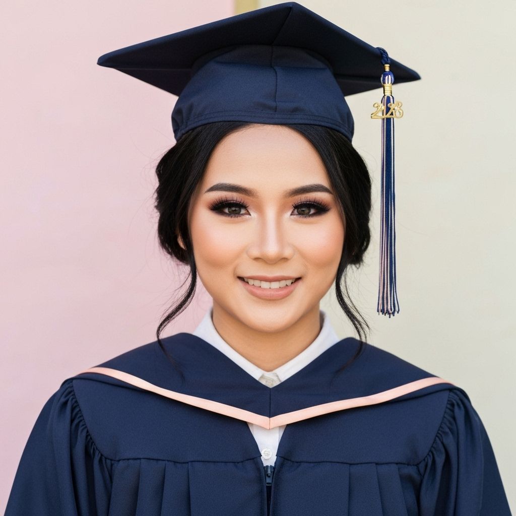 Graduation makeup - professional and polished
