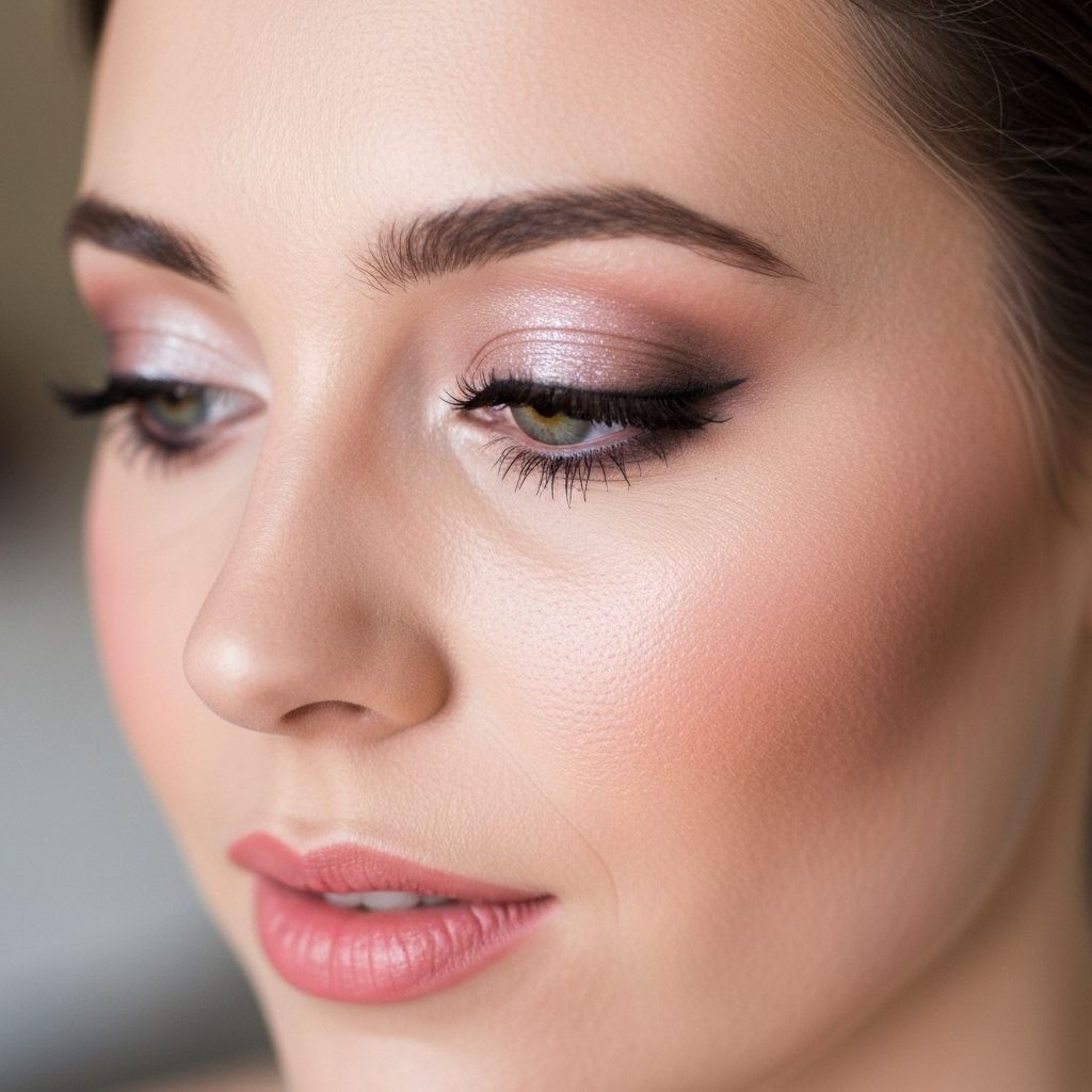 Wedding makeup detail